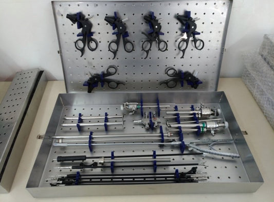 Caixa de Vídeo Laparoscopia Completa – RECO GMB, Novo