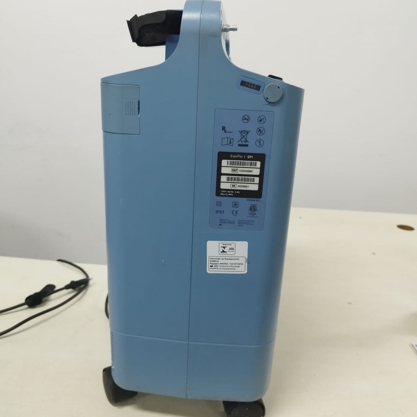 Concentrador de Oxigênio EverFlo 110v, com Defeito